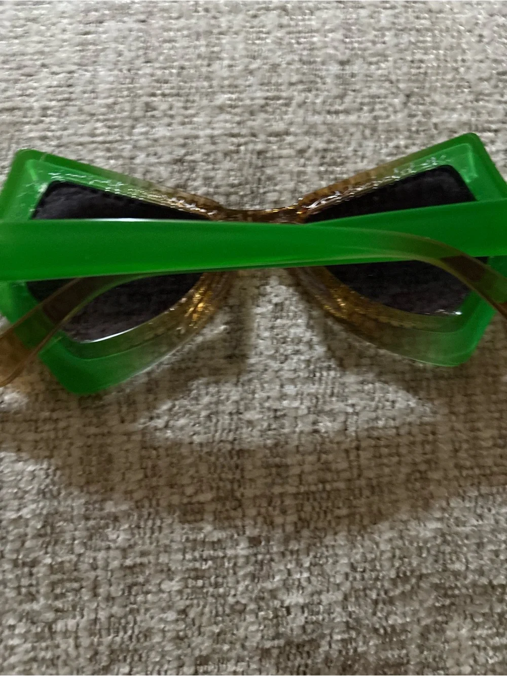Green Crystal-Embellished Cat-Eye Sunglasses - Women Accessories